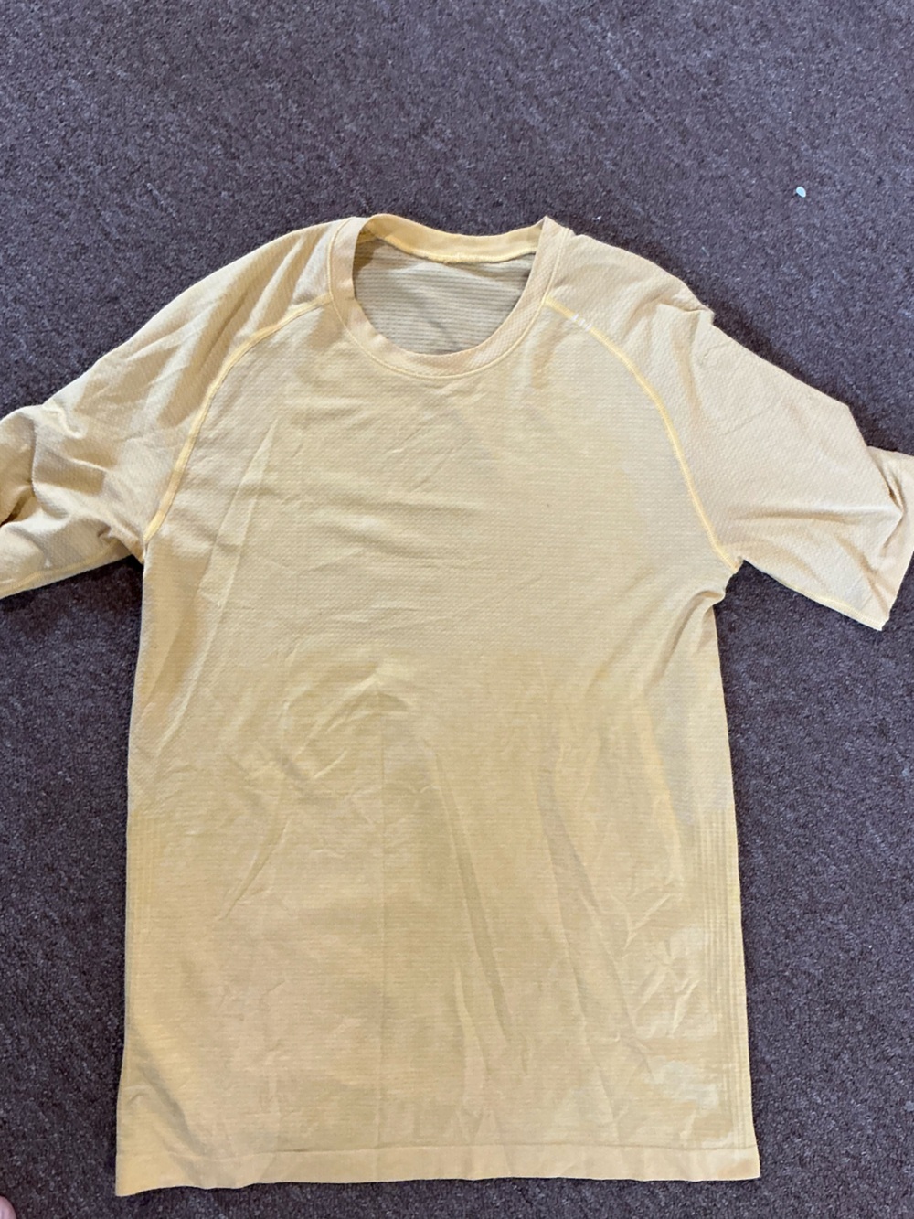 lululemon athletica Men's Crew Short Sleeve Tee - Pale Yellow